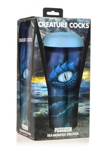 Creature Cocks Pussidon Sea Monster Stroker Fantasy Male Masturbator Blue