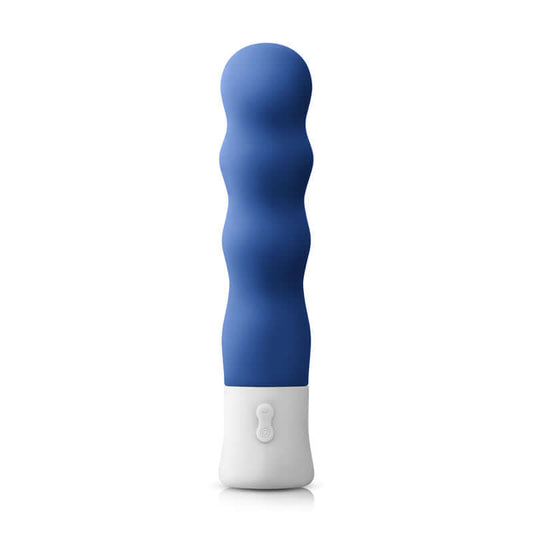 Rechargeable Multi Speed Silicone Vibrator Inya Shake Weighted Vibe Blue