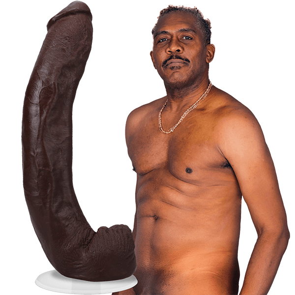 Porn Star Dredd Ultraskyn Dildo Signature Cocks 13.5 In. Brown