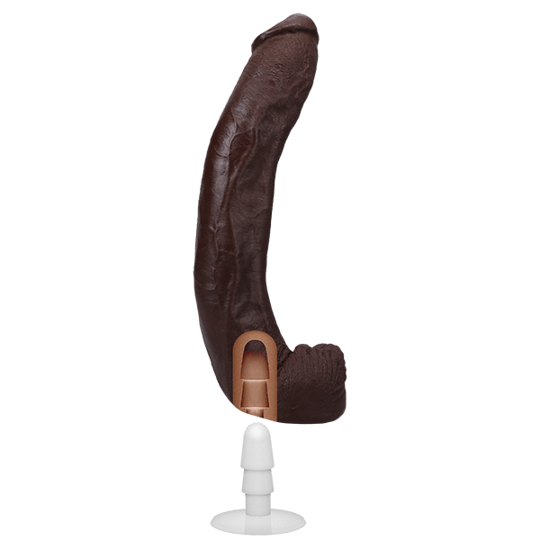Porn Star Dredd Ultraskyn Dildo Signature Cocks 13.5 In. Brown