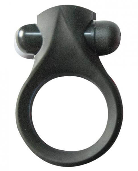 Vibrating Silicone Cock Ring Maxx Gear Teaser Ring Black