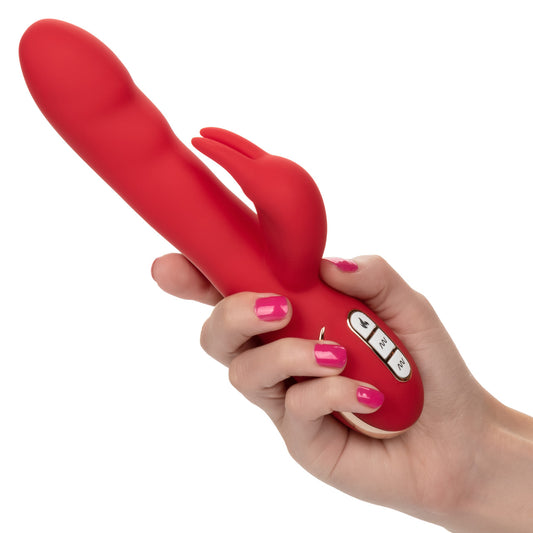 Heated Silicone Ultra Soft Rabbit Vibrator Jack Rabbit Signature Pink