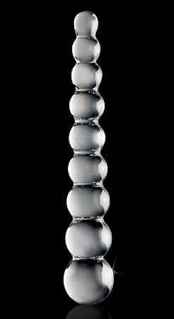 Glass Anal Beads Great For Temperature Play Icicles No 2 Clear