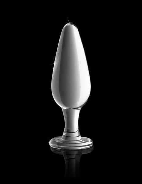 Glass Butt Plug Icicles No 26 Anal Plug Great For Temp. Play Clear