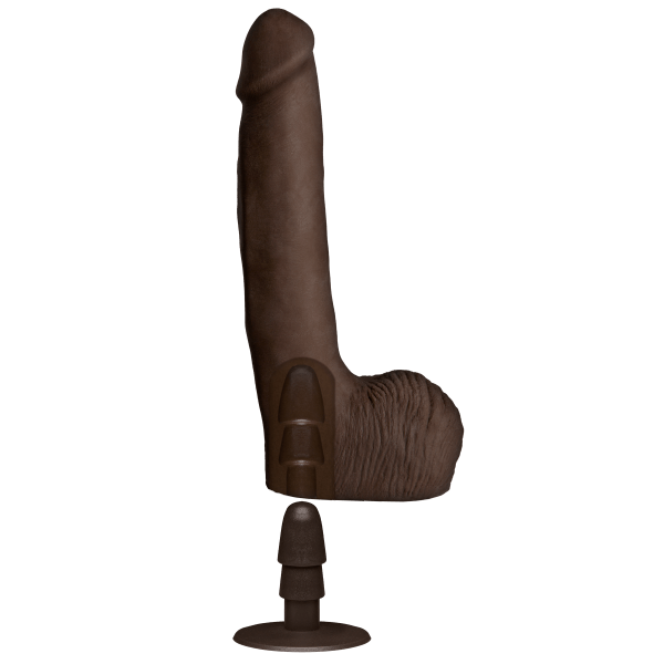 Porn Star Rob Piper Ultraskyn Dildo With Suction Cup 10.5 inches Brown