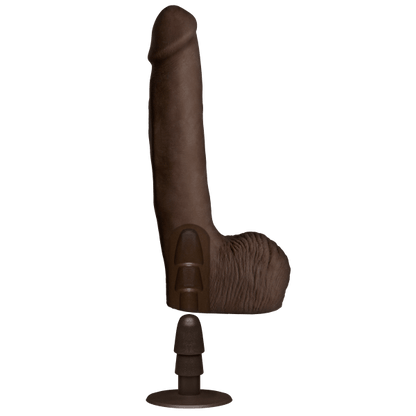 Porn Star Rob Piper Ultraskyn Dildo With Suction Cup 10.5 inches Brown