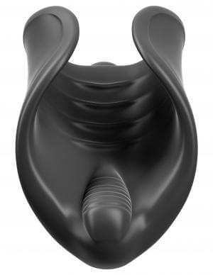 Vibrating Silicone Masturbation Sleeve Stimulator PDX ELITE Black