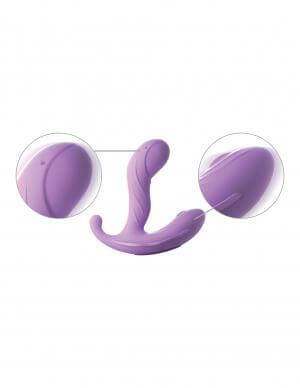 Rechargeable G-Spot Stimulate Vibrator Heats Up Fantasy For Her Purple