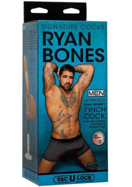 Porn Star Ryan Bones Ultraskyn Dildo W/Suction Cup 7 In Vanilla