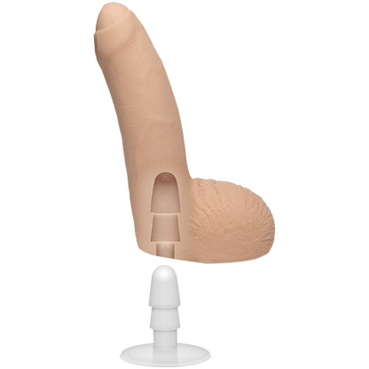 Porn Star William Seed UltraSkyn Uncut Dildo Replica Signature Cocks 8 In. Beige