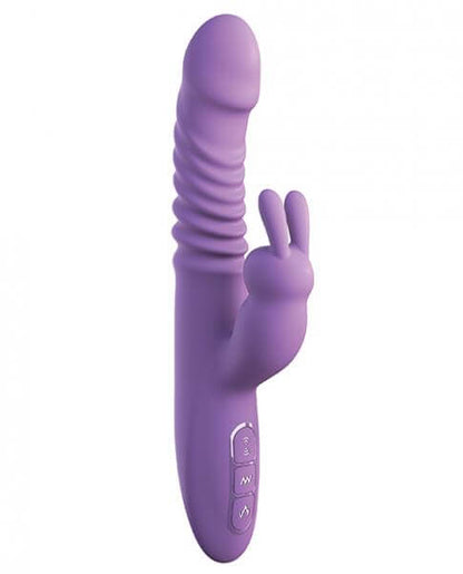 Rechargeable Thrusting Silicone Rabbit Fantasy For Her Her Purple