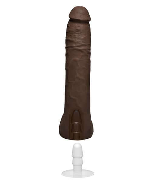 Porn Star Jax Slayher Ultraskyn Dildo W/Suction Cup Signature Cocks Chocolate 10 In.