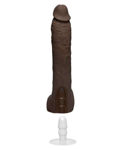 Porn Star Isiah Maxwell Ultraskyn Dildo With Suction Cup Signature Cocks 10 In. Brown