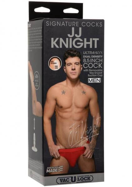 Porn Star JJ Knight Dildo With Suction Cup Signature Cocks 8.5 In. Beige