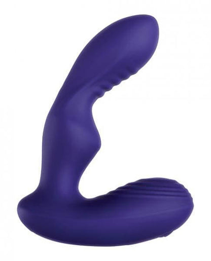 Silicone Rechargeable Vibrating Prostate Massager ZT The Rocker Purple