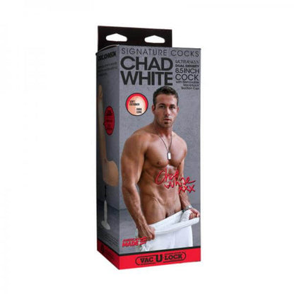 Porn Star Chad White UltraSkyn Dildo Signature Cocks 8.5 In. Beige