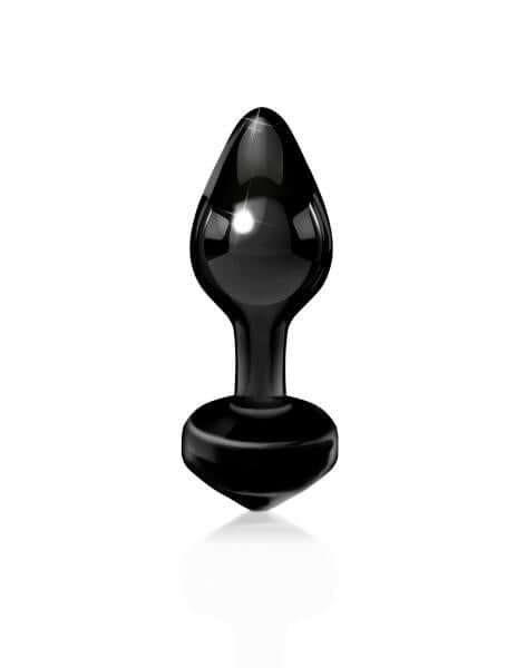 Glass Butt Plug Icicles No. 44 Black