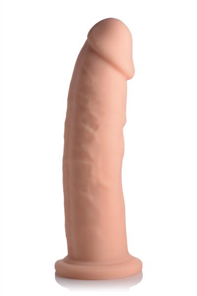 Fleshstixxx Silicone Silexpan Dildo With Suction Cup 8 In. Vanilla