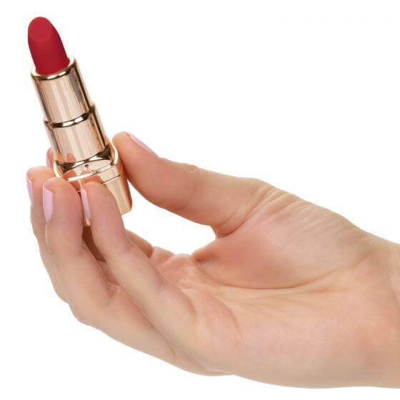 Rechargeable Bullet Vibrator Hide And Play Lipstick Red