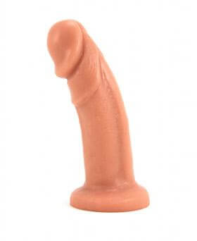 Silicone Realistic Dildo With Suction Cup Maverick Vixskin 7 In. Vanilla