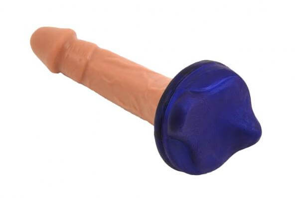 Silicone Realistic Dildo Mustang Royale Vixskin 6.5 Caramel