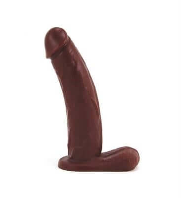 Bandit Vixskin Silicone Realistic Dildo 7.5 Inches Chocolate