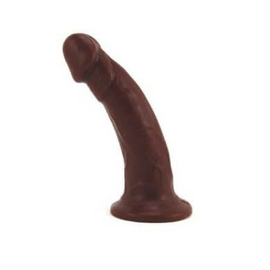 Silicone Realistic Dildo Mustang Vixskin Chocolate