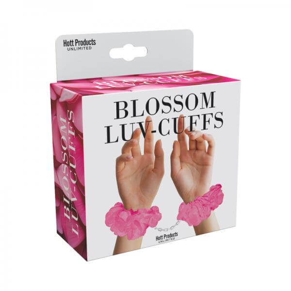 Blossom Luv Cuffs Flower Hand Cuffs Restraints Bondage Pink