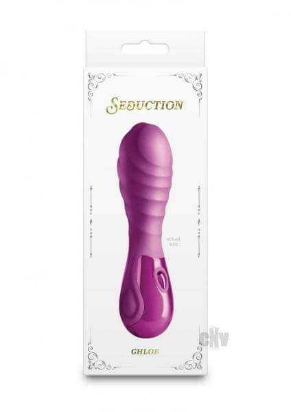 Rechargeable Silicone Vibrator Seduction Chloe 5.43 In. Pink