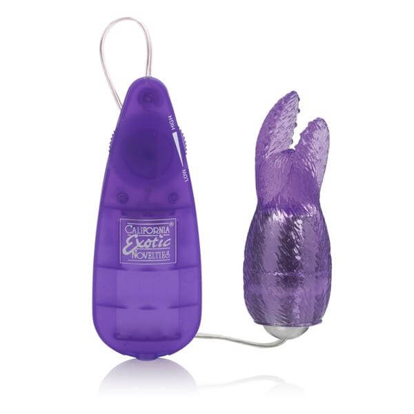 Multi Speed Bullet Vibrator Pocket Exotics Snow Bunny Bullet Purple