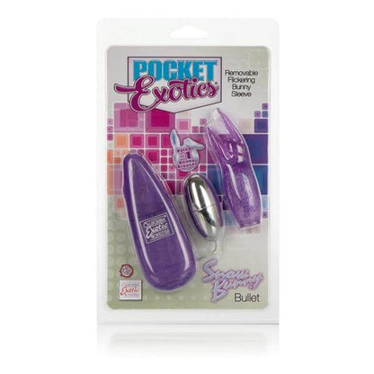 Multi Speed Bullet Vibrator Pocket Exotics Snow Bunny Bullet Purple