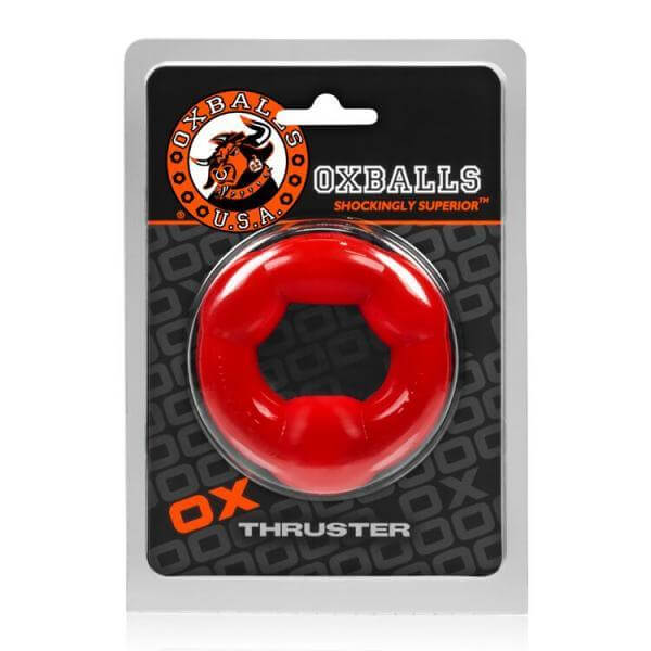 Stretchy Penis Ring Thruster Oxballs Red