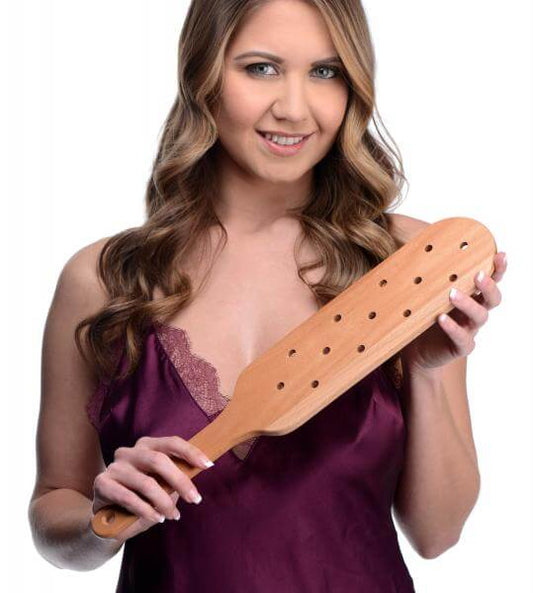 Wooden Paddle Bondage BDSM Beech Wood 17.75 inches