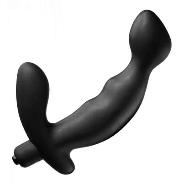 Vibrating Prostate Massager Tom Of Finland Silicone P-Spot Vibe Blk