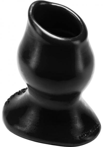 Oxballs Pighole Hollow Silicone Butt Plug 4 XL Black