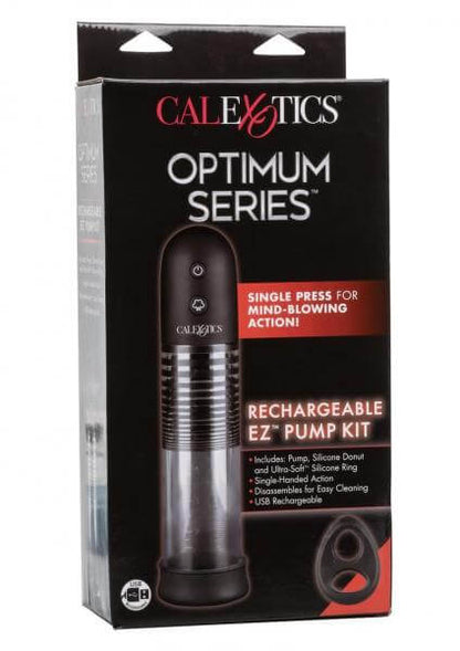 Rechargeable Automatic EZ Penis Pump Kit Optimum Clear