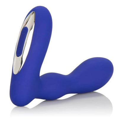 Silicone Vibrating Prostate Massager Wireless Pleasure Probe Blue