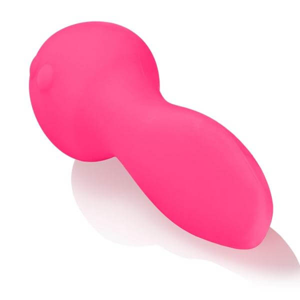 Silicone Rechargeable Vibrator Tongue Mini Marvels Marvelous Flicker 5 In. Pink