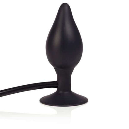 Silicone Inflatable Butt Plug Colt Pumper Anal Plug Large Black