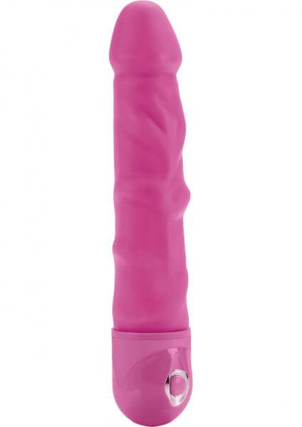 Realistic Vibrating Dildo Multi Speed Bendie Power Stud Rod Vibe 7 In.