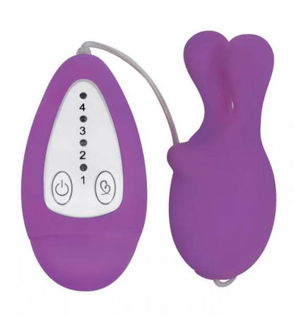 Silicone Bullet Vibrator Gossip Bounce 4 Speed Waterproof Egg Vibe Purple