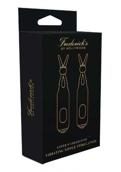 Vibrating Silicone Nipple Clamps Frederick's of Hollywood Adjustable Nipple Stimulators