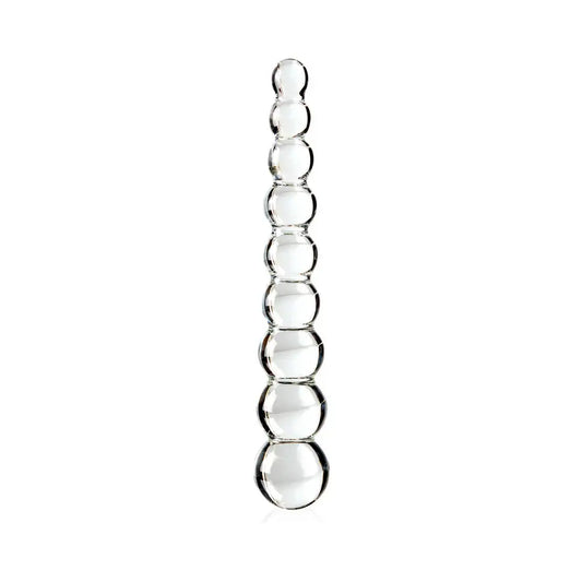 Glass Anal Beads Great For Temperature Play Icicles No 2 Clear