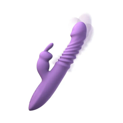 Rechargeable Thrusting Silicone Rabbit Fantasy For Her Her Purple