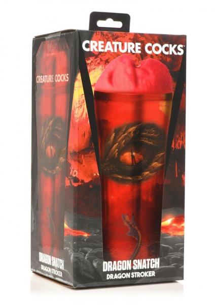 Creature Cocks Dragon Snatch Stroker Male Masturbator Fantasy Red