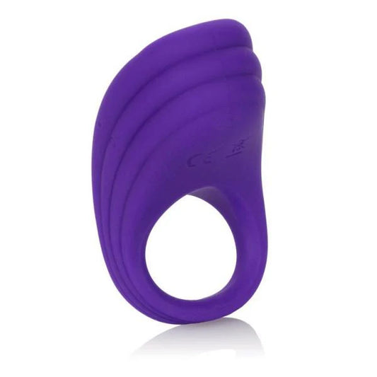 Silicone Rechargeable Cock Ring Passion Enhancer Ring Purple