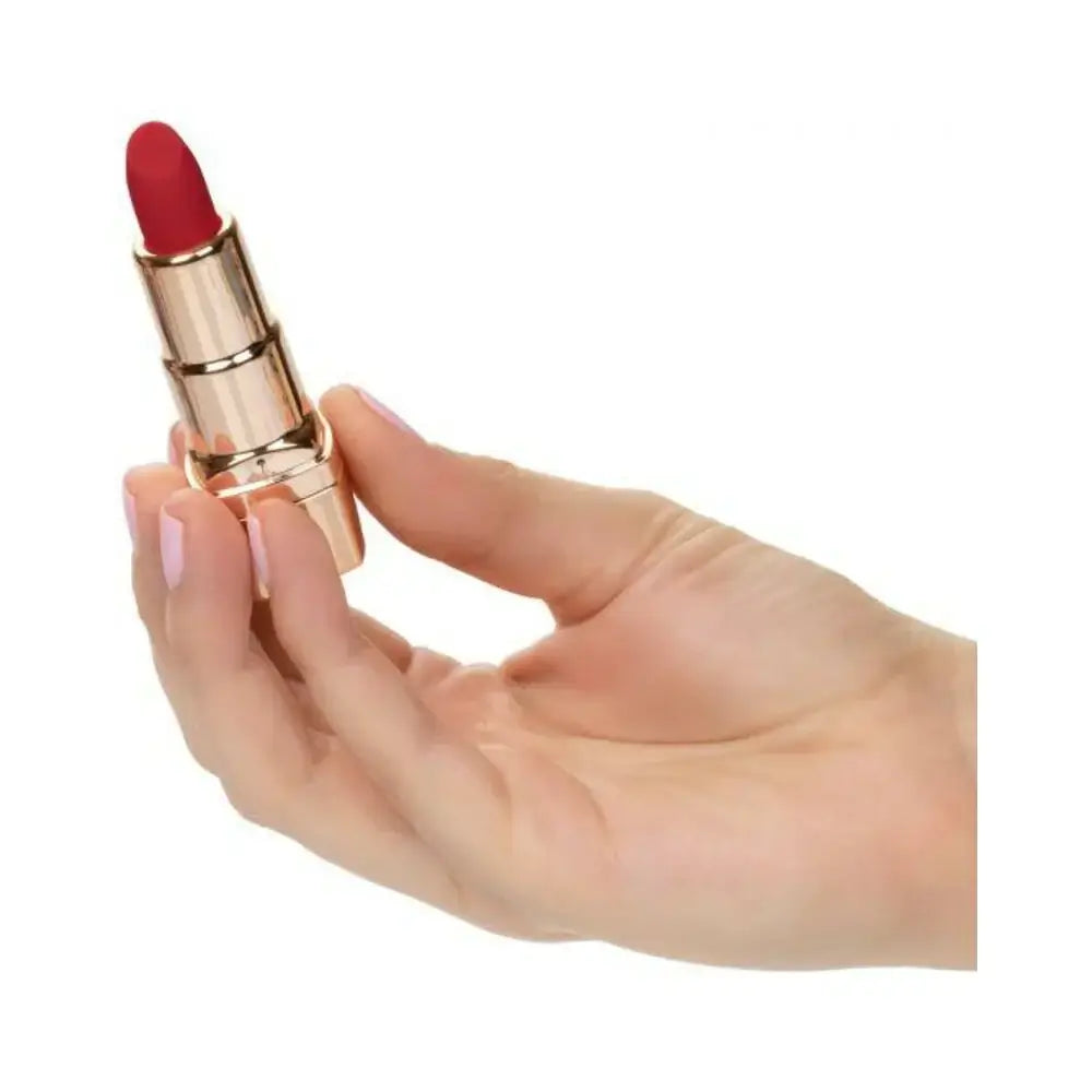 Rechargeable Bullet Vibrator Hide And Play Lipstick Red