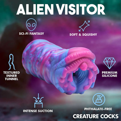 Cyclone Squishy Vagina Alien Masturbator Textured Tunnel Fantasy Stroker Pink/Blue