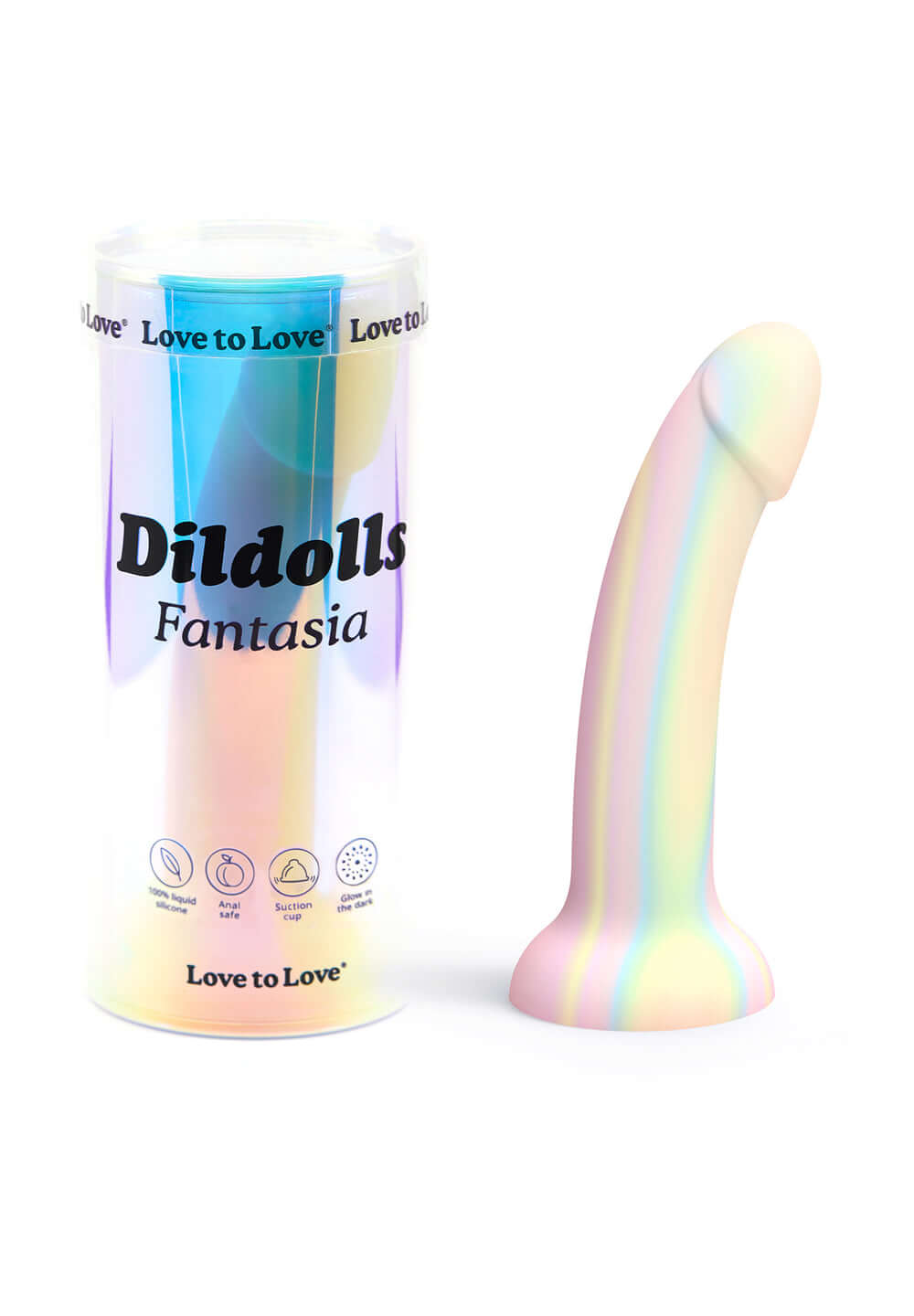 Silicone Dildo Love To Love Dildoll Fantasia Glow In The Dark 5.83 In.