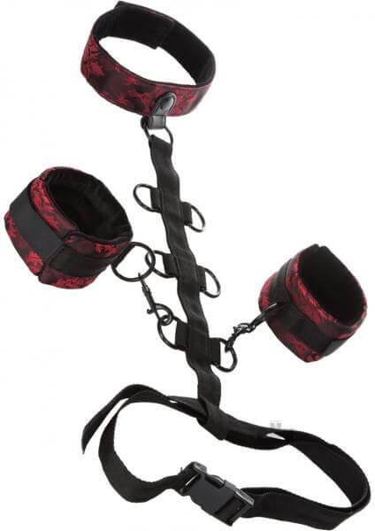 Adjustable Collar Body Restraint Bondage BDSM Scandal